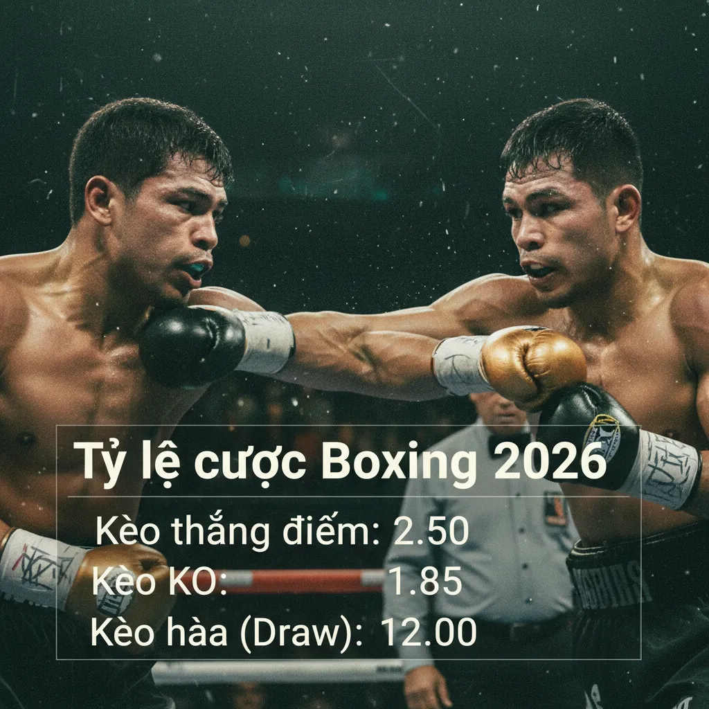 Bóc tách Odds Cược Boxing 2026: Không chỉ có Thắng-Thua