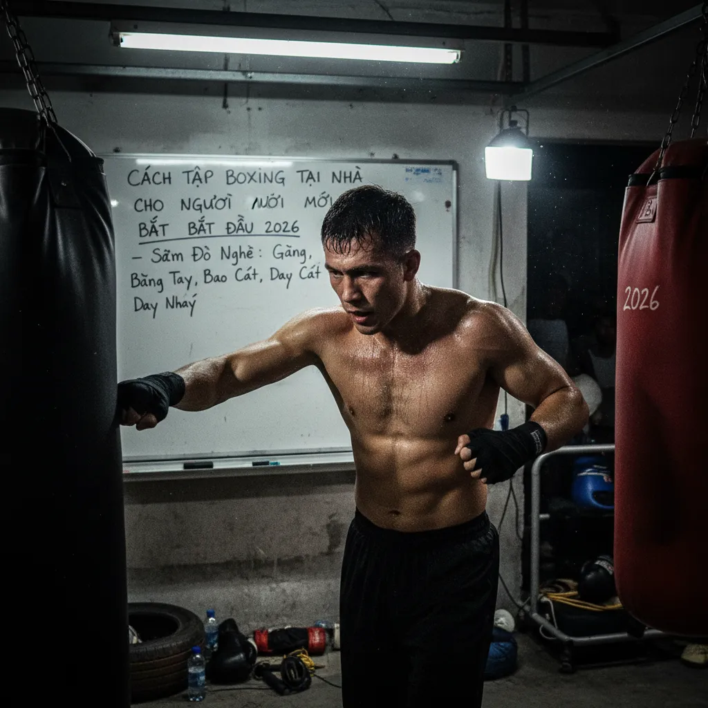 Dụng cụ cần thiết để tập boxing tại nhà