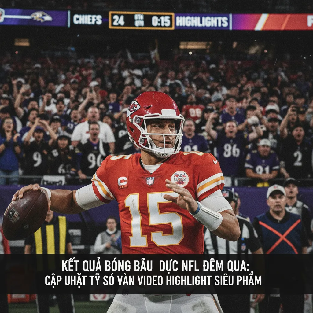 Đại chiến AFC: Chiefs và Ravens cống hiến màn rượt đuổi nghẹt thở