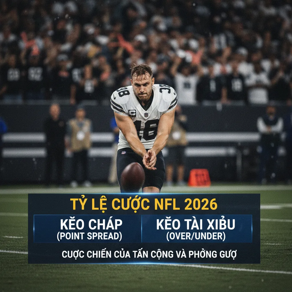 Một cầu thủ đang chạy trên sân trong một trận bóng bầu dục NFL