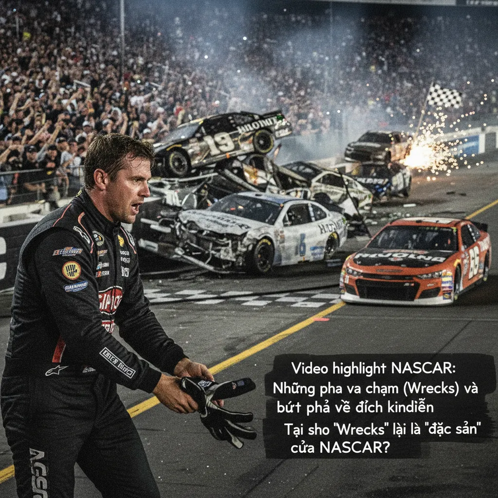 Tại sao "Wrecks" lại là "đặc sản" của NASCAR?