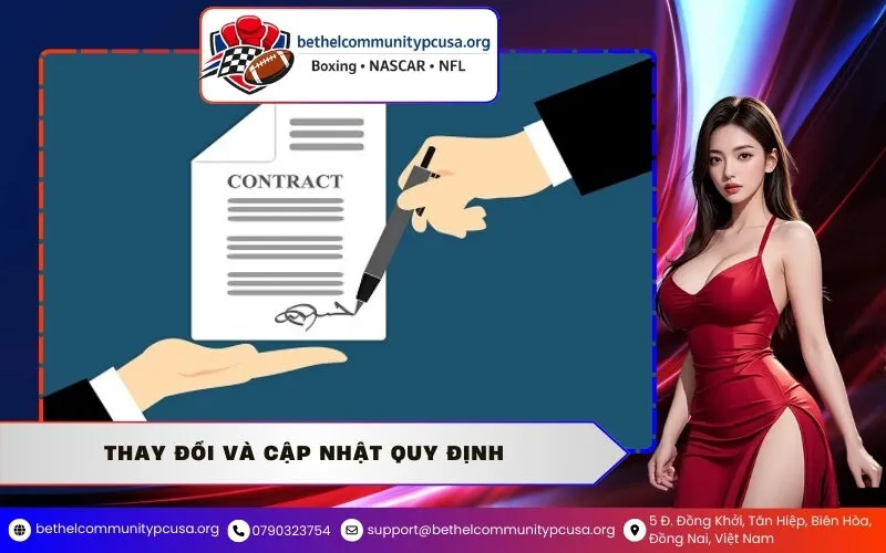 Thay Đổi Và Cập Nhật Quy Định